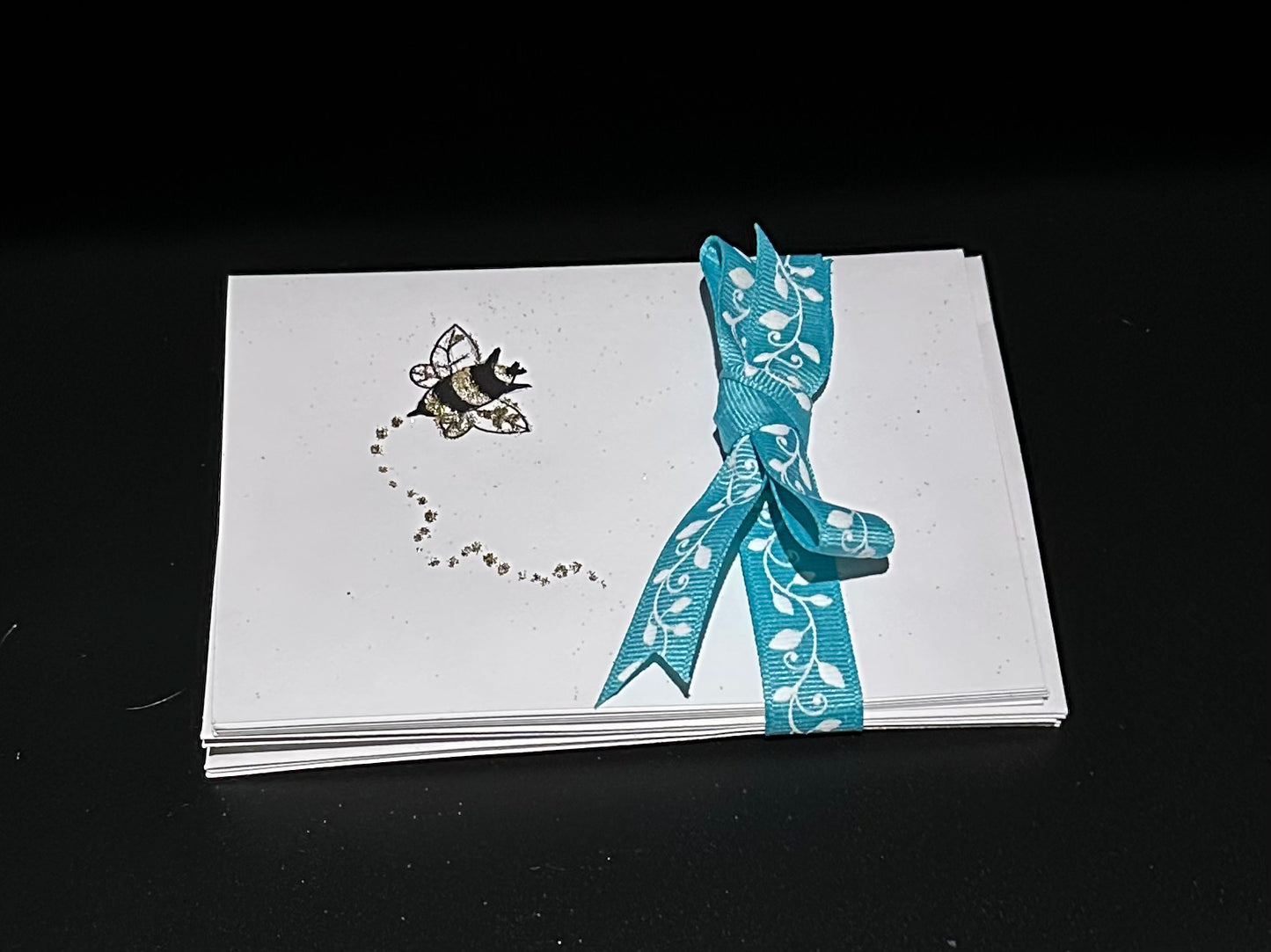 Hand Painted Greeting Cards -Sparkling Bee