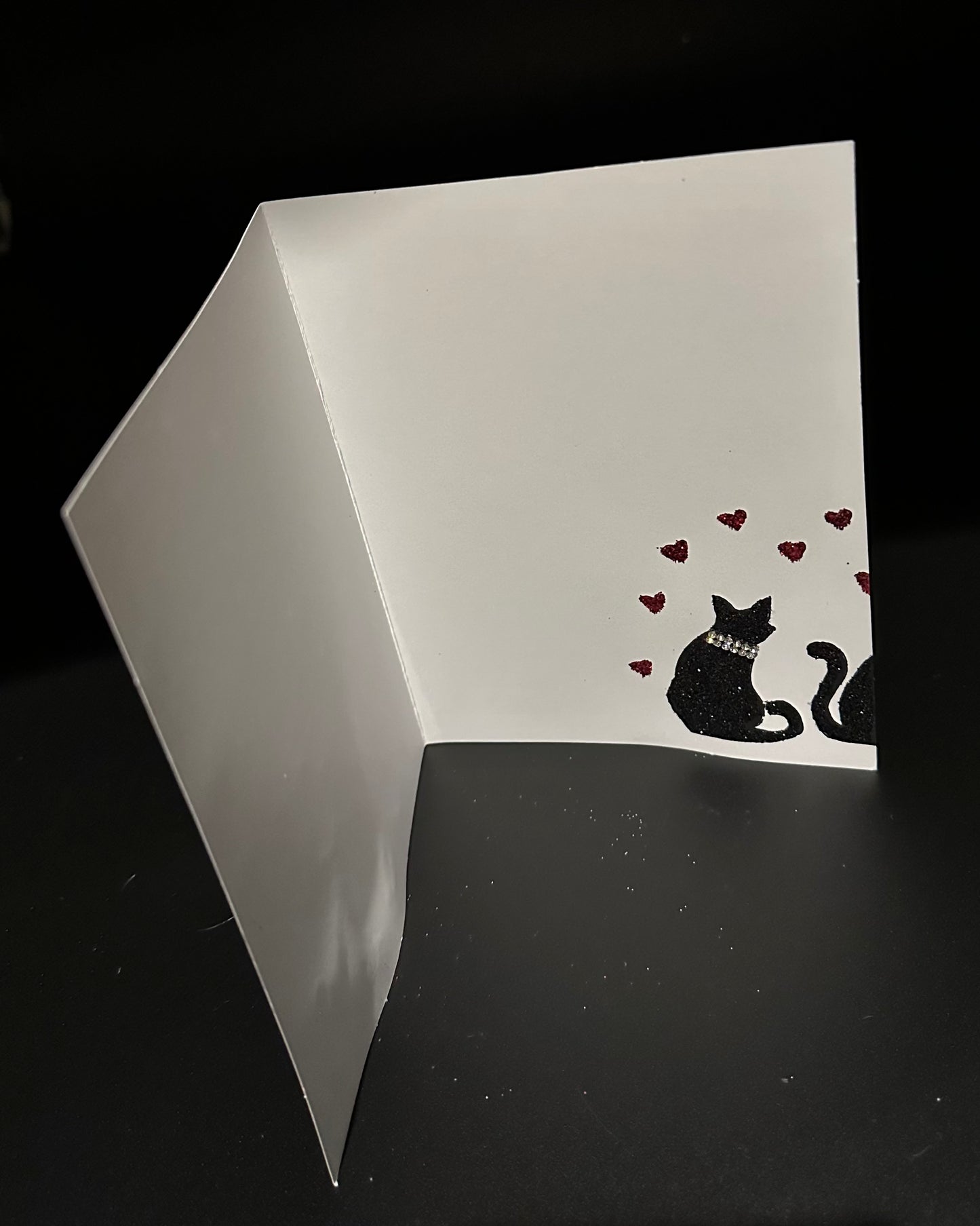 Hand Painted Greeting Card - "Crazy Cats"